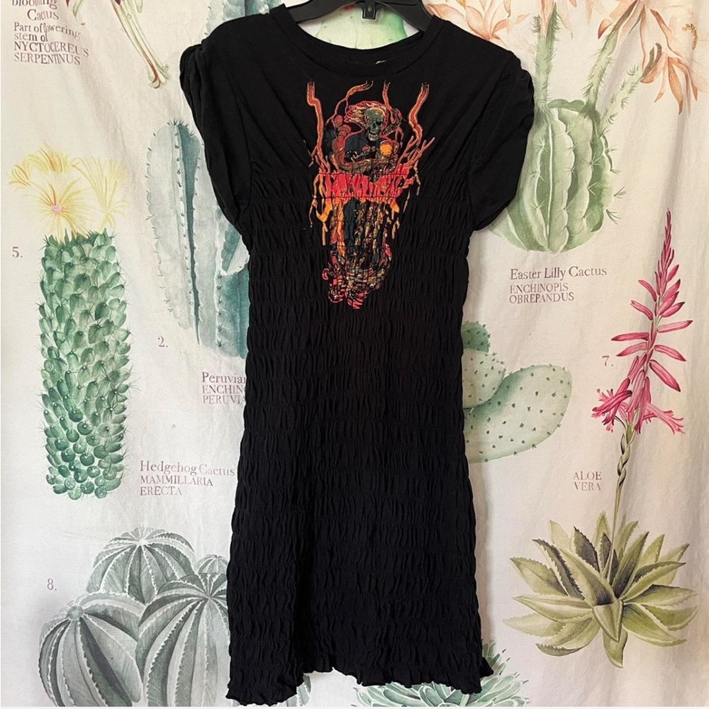 Urban Outfitters Grunge Black and Red Mini Dress